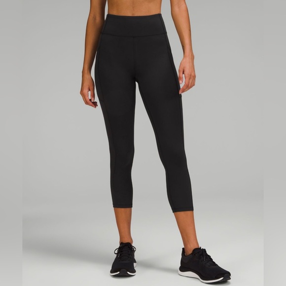 COPY - lululemon Invigorate Crop 23” - 4 - Black Leggings - Picture 1 of 7